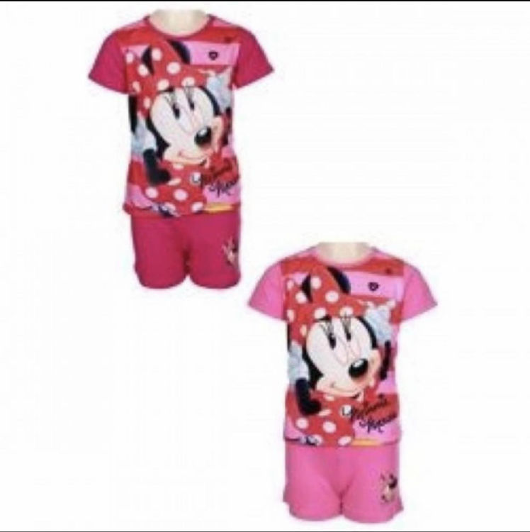 Picture of 832558-  MINNIE PYJAMA IN 100% COTTON - PINK/FUCHSIA